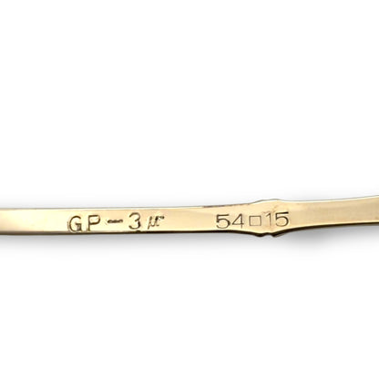 【157】良品！イブサンローラン　メガネ　ゴールド系