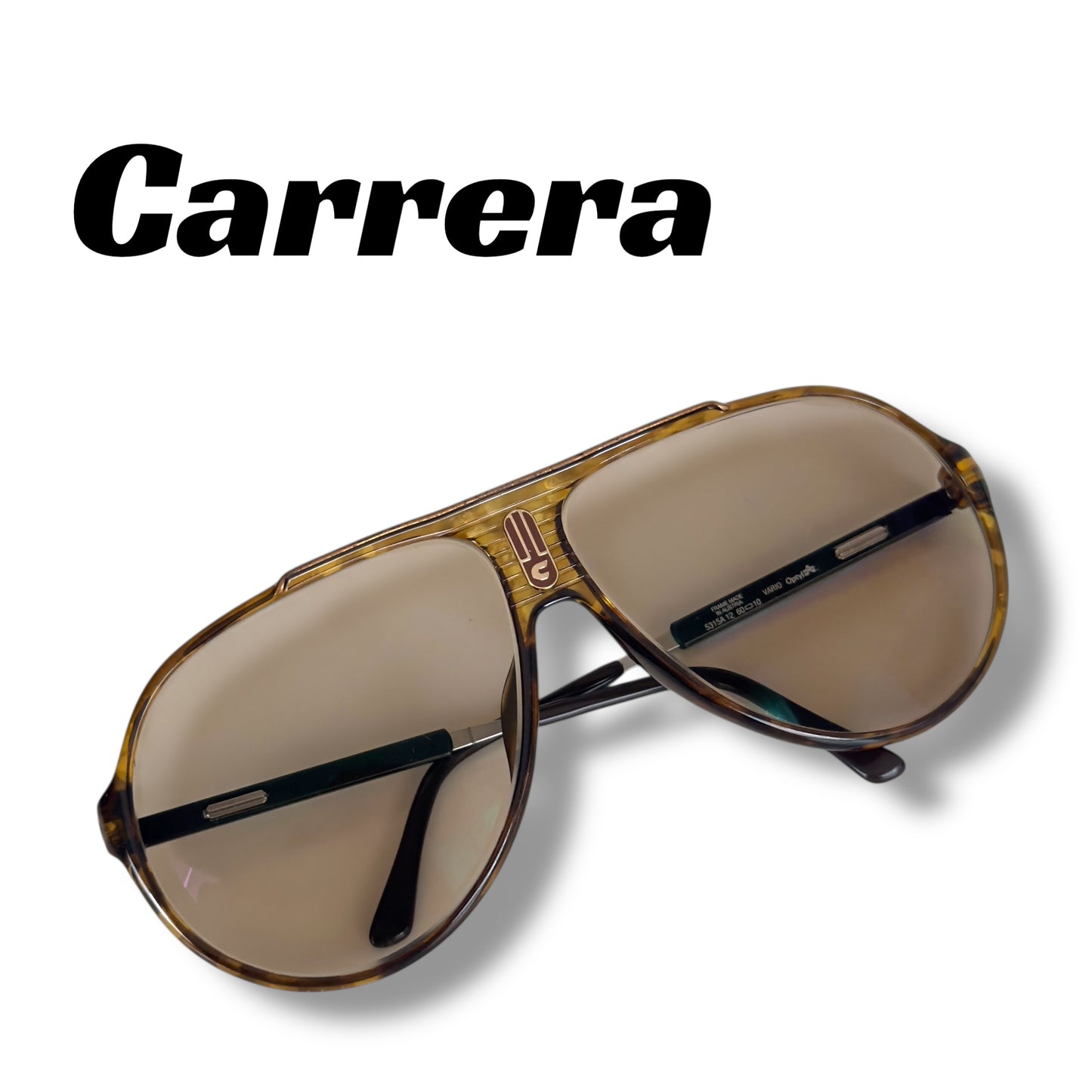 [17] Beautiful item! Carrera glasses, brown 