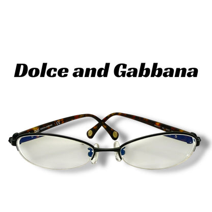 【159】美品！ドルチェアンドガッパーナ　メガネ　ブラウン系