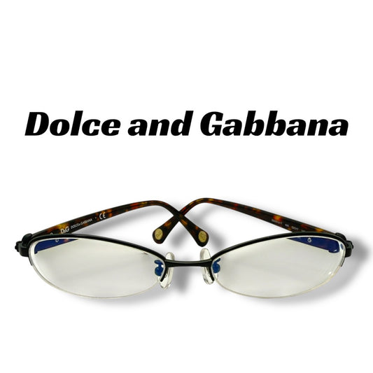 【159】美品！ドルチェアンドガッパーナ　メガネ　ブラウン系