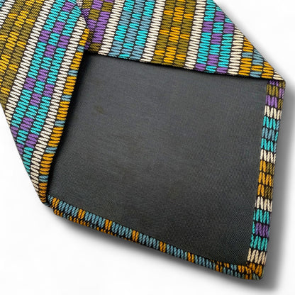 【7616】良品！ミッソーニ　ネクタイ　水色系