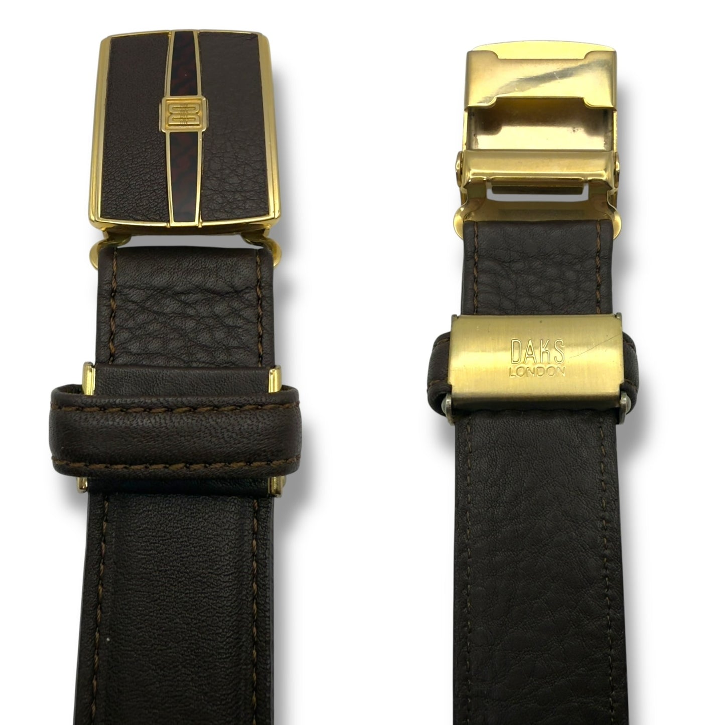 【美品】ダックス　ベルト　ブラウン系　メンズ