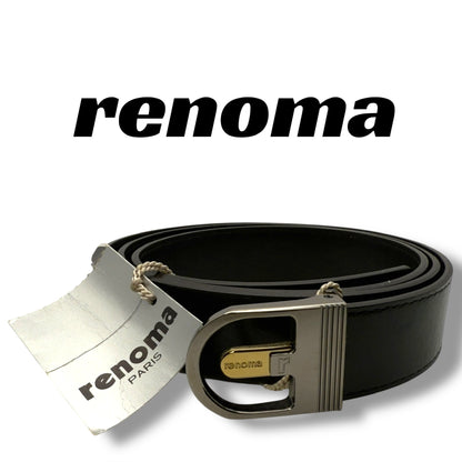 【未使用保管品】レノマ　ベルト　ブラック系