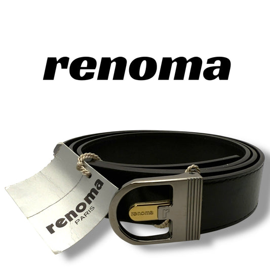 【未使用保管品】レノマ　ベルト　ブラック系