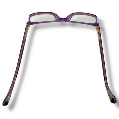 【165】美品！テッド・ベーカー　メガネ　パープル系　フラワー