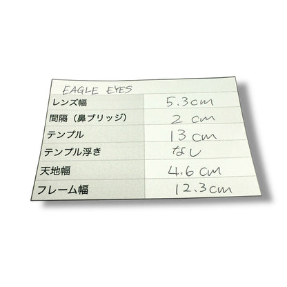【211】良品！イーグルアイズ　サングラス　ブラック系