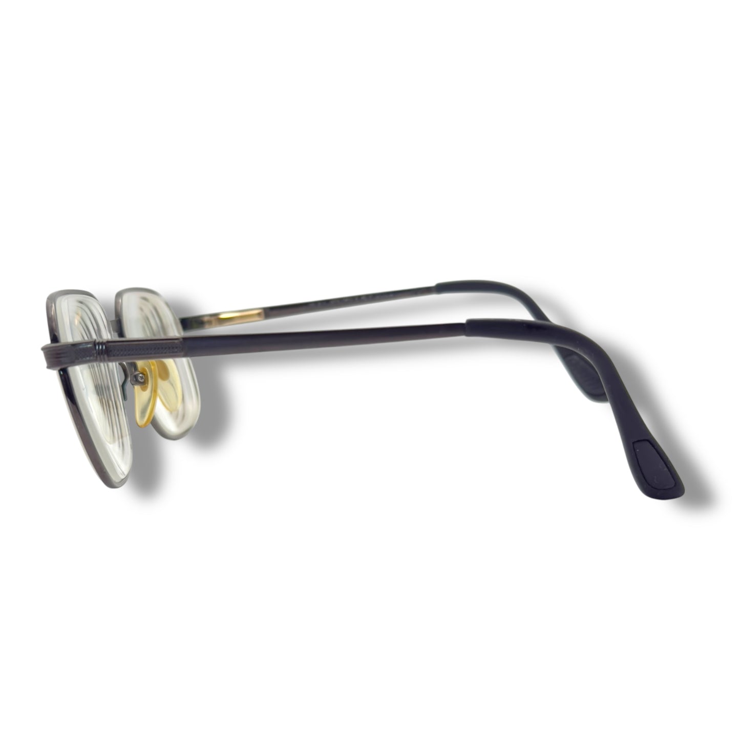 【217】可品！バレンシアガ　メガネ　ブラック系フレーム