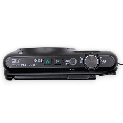【160】Nikon　S6600　デジタルカメラ　ブラック系