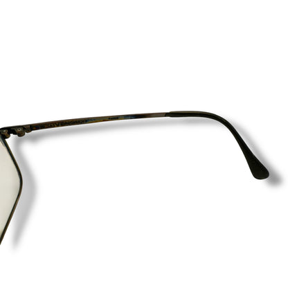 【216】可品！ヴィンテージ　ジバンシー　メガネ　ブラウン系