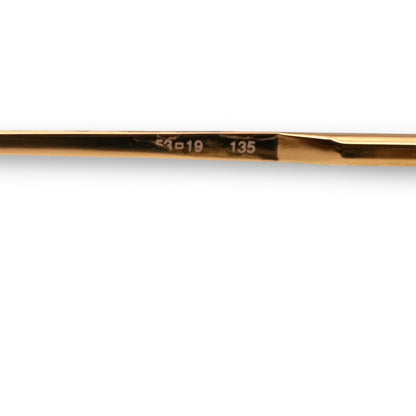 【173】可品！アルマーニ　メガネ　ゴールド系