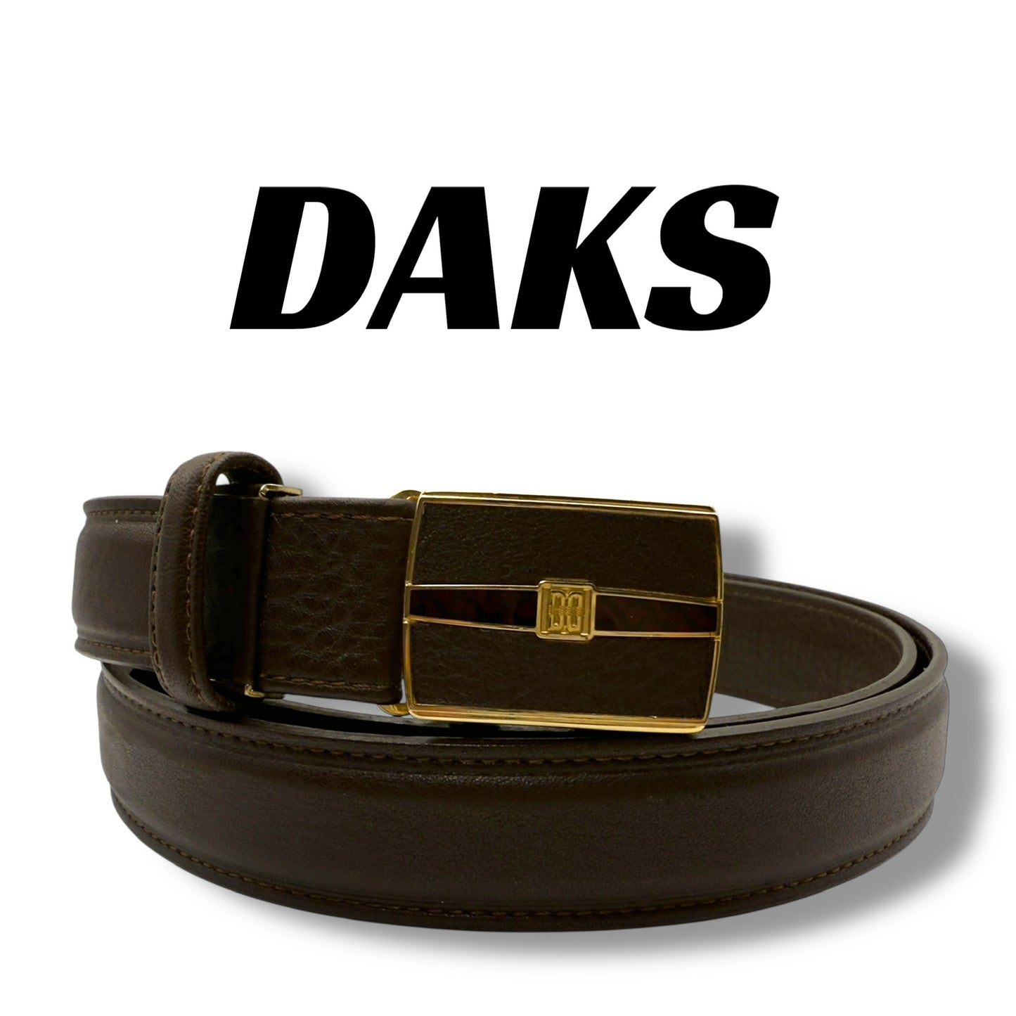 【美品】ダックス　ベルト　ブラウン系　メンズ