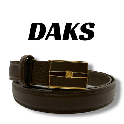 【美品】ダックス　ベルト　ブラウン系　メンズ