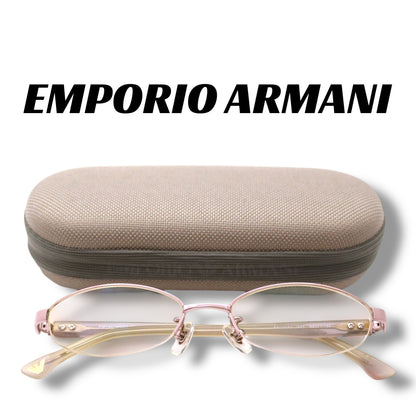 【198】美品！アルマーニ　メガネ　ピンク系