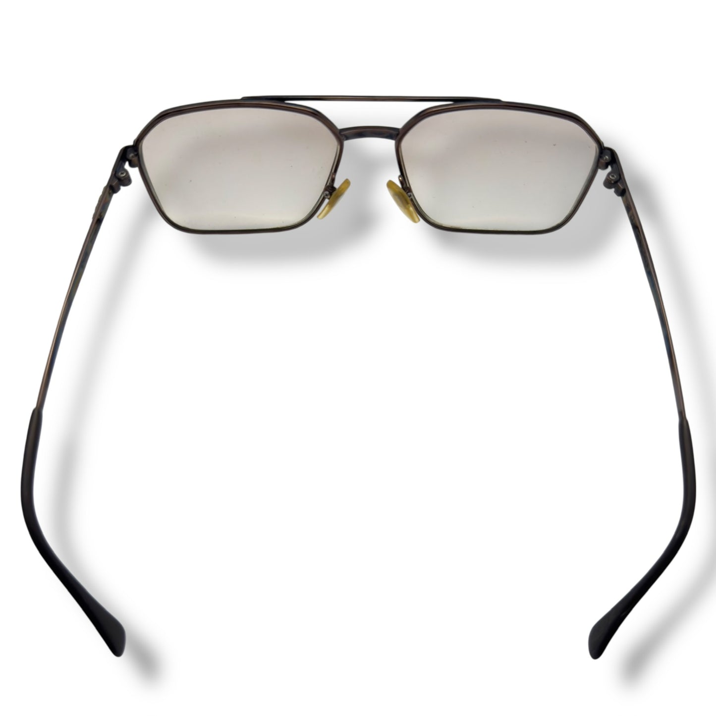 【216】可品！ヴィンテージ　ジバンシー　メガネ　ブラウン系