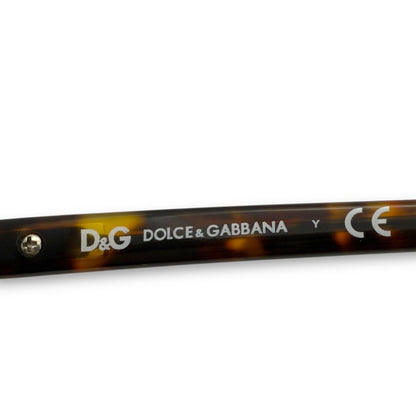 【159】美品！ドルチェアンドガッパーナ　メガネ　ブラウン系