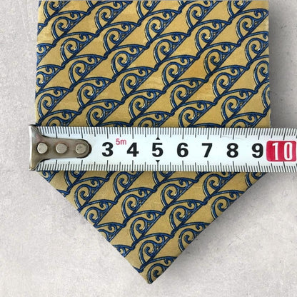 【5976】美品！イヴ・サンローラン　ネクタイ　ゴールド系.