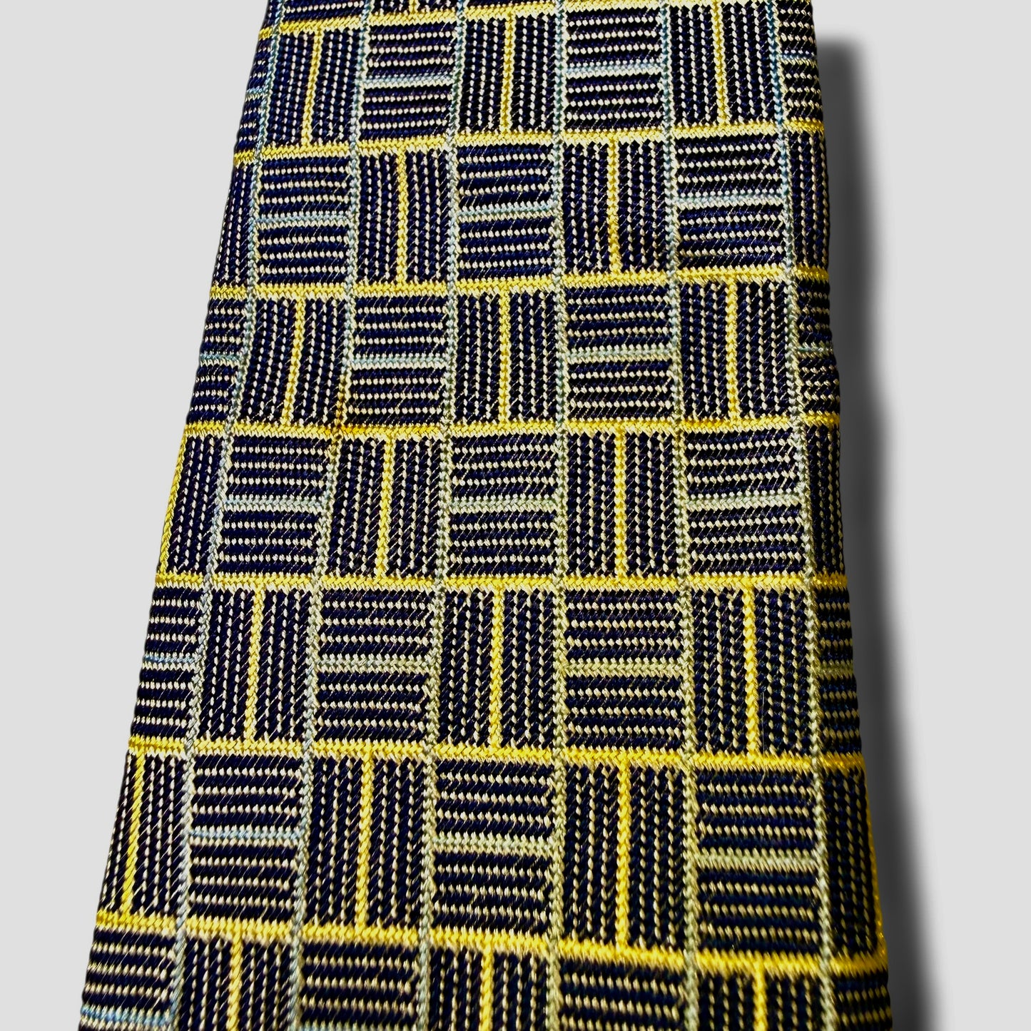 【8561】可品！エルメス　ネクタイ　グレー系　H柄