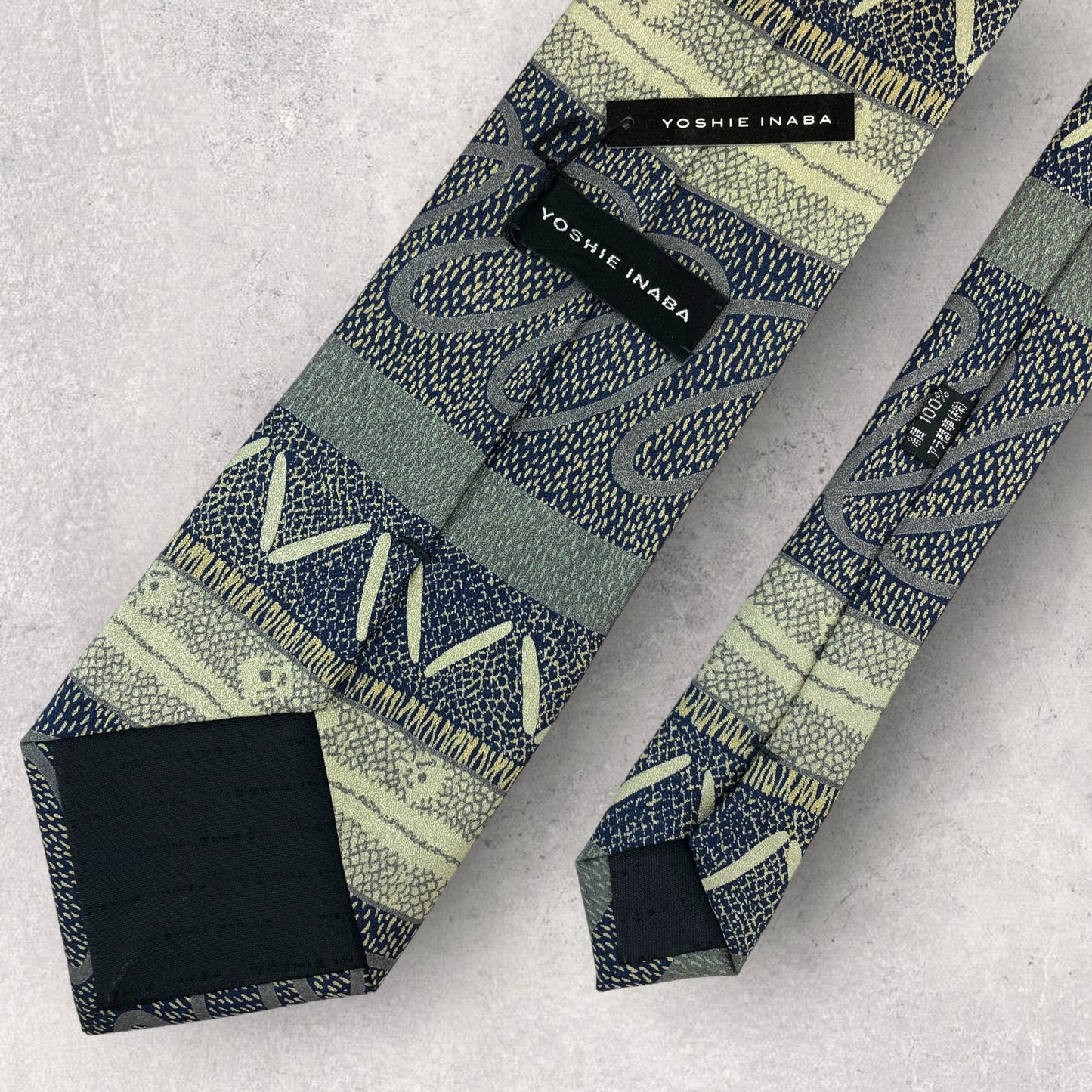 [6154] Unused and stored item! Yoshie Inaba necktie, green 