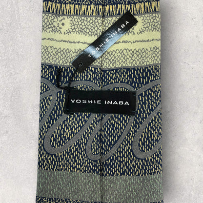 [6154] Unused and stored item! Yoshie Inaba necktie, green 
