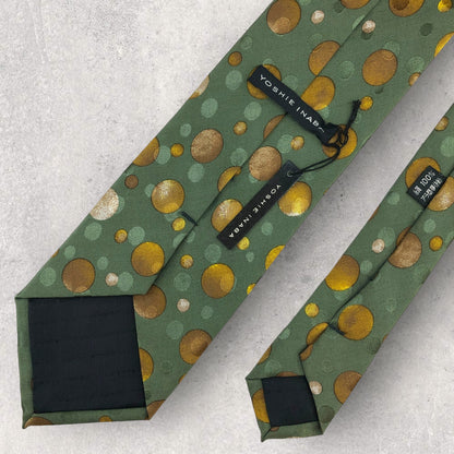 [6155] Unused and stored item! Yoshie Inaba necktie, green 