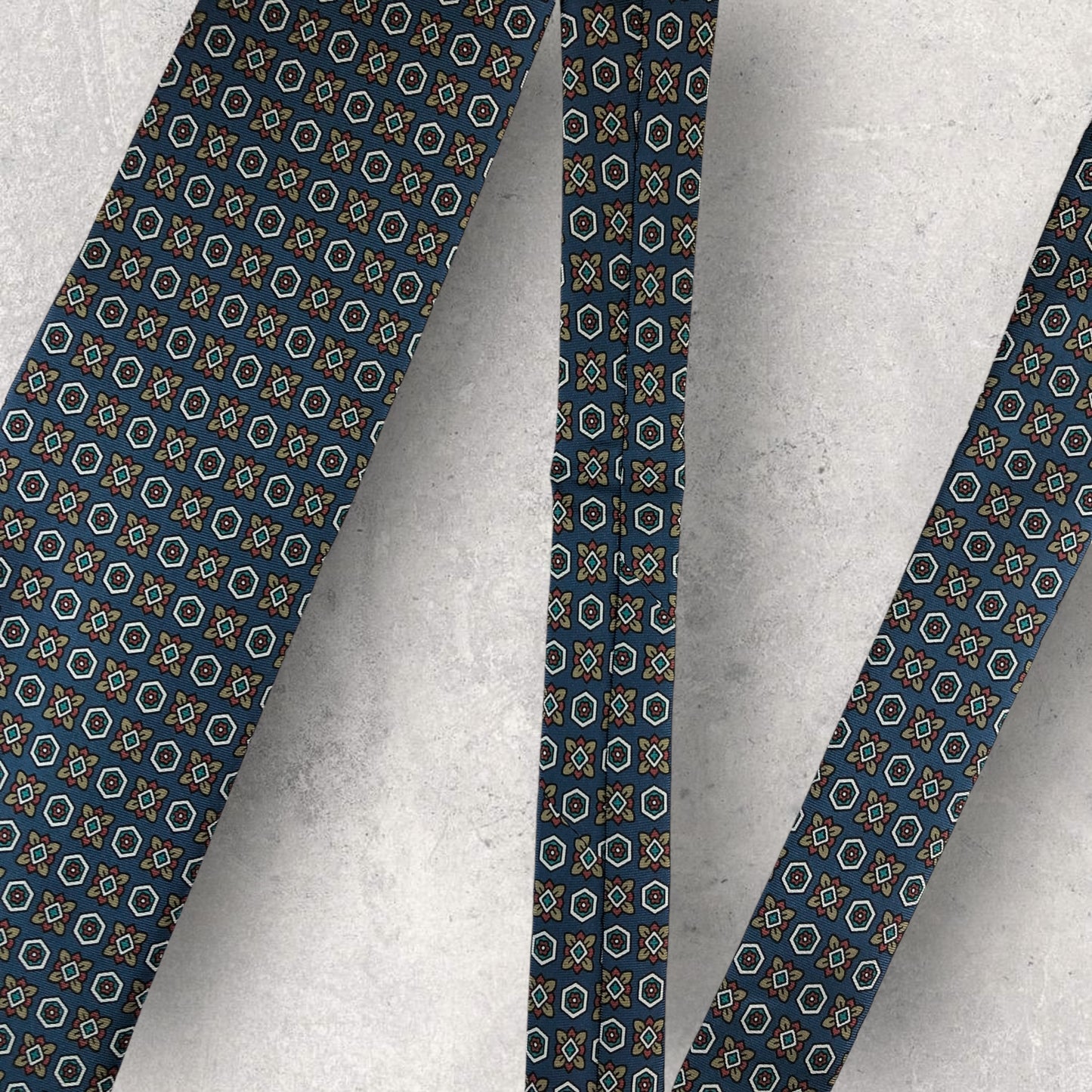 [6163] Beautiful item! Charles Jourdan tie, navy 