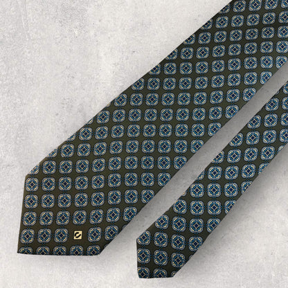 [6172] Almost unused! Charles Jourdan necktie, green 
