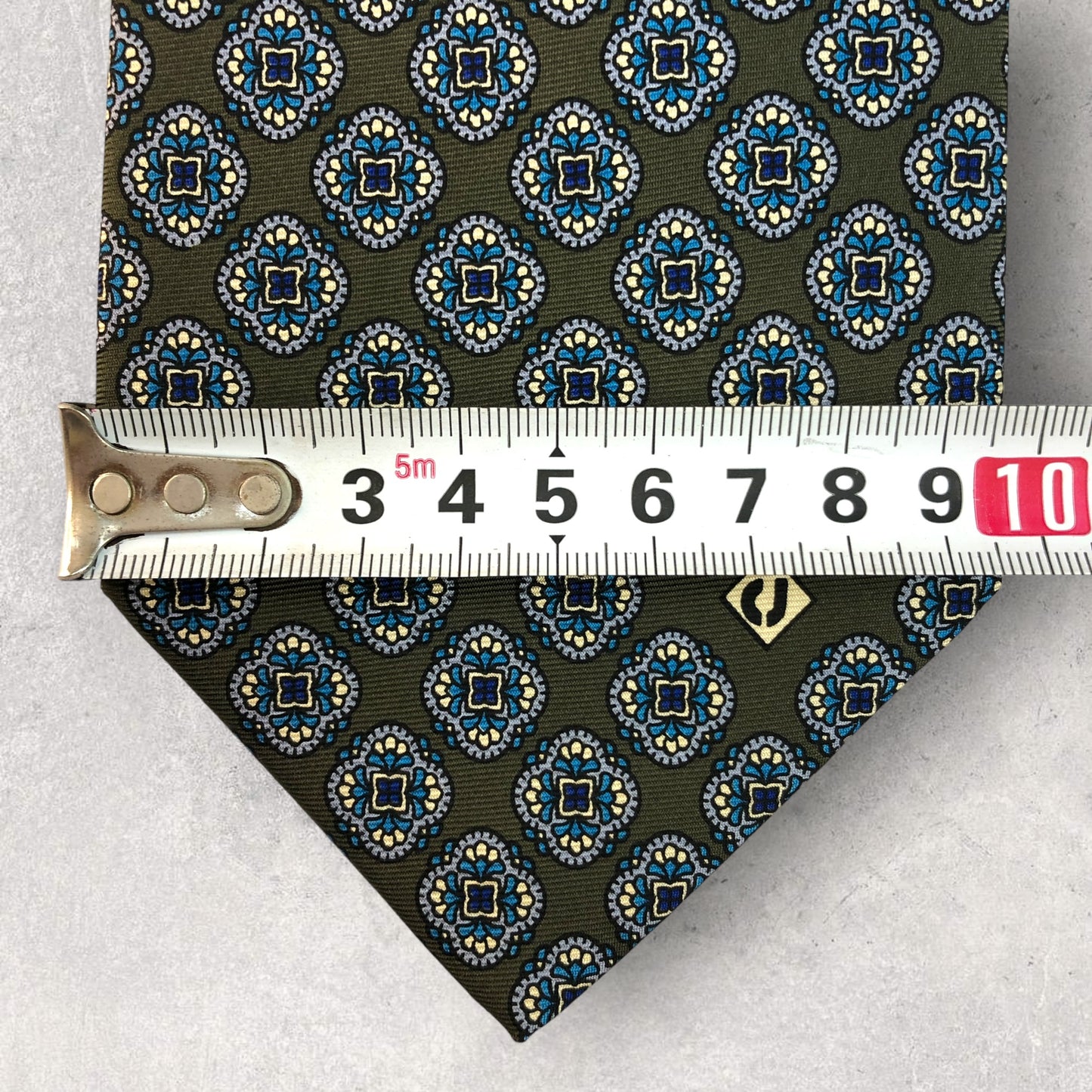 [6172] Almost unused! Charles Jourdan necktie, green 