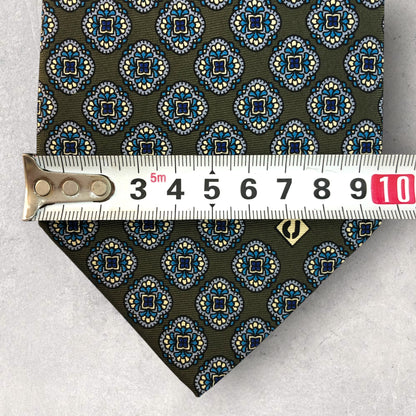 [6172] Almost unused! Charles Jourdan necktie, green 