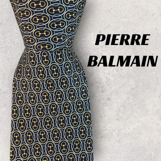 [6173] Beautiful item! Pierre Balmain tie, blue 