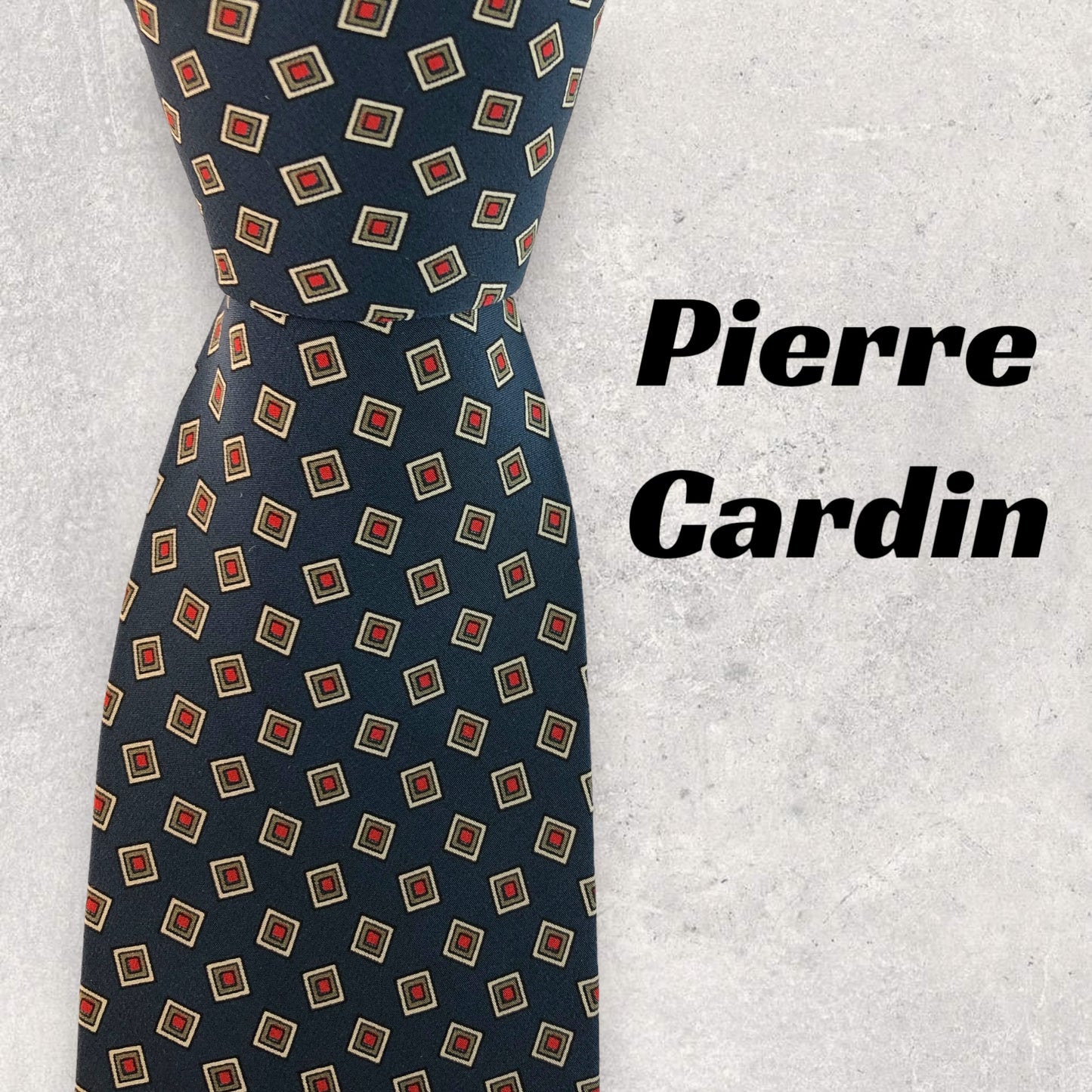 [6176] Beautiful item! Pierre Cardin necktie in green 