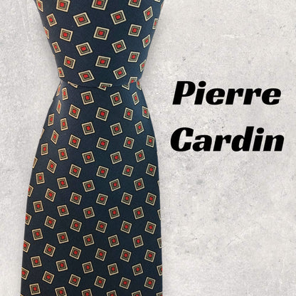 [6176] Beautiful item! Pierre Cardin necktie in green 