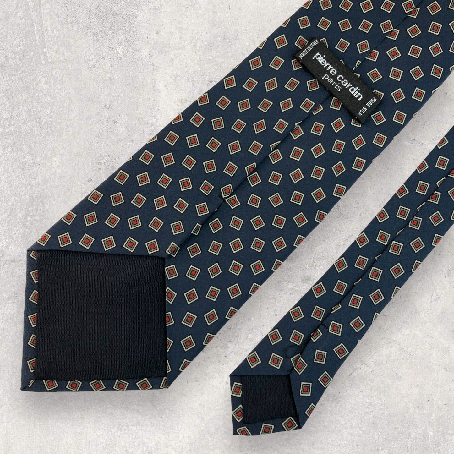 [6176] Beautiful item! Pierre Cardin necktie in green 