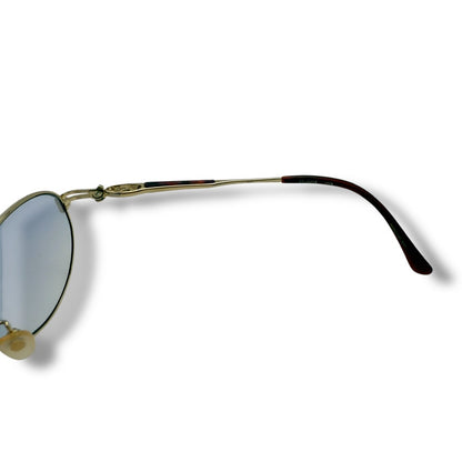 【155】イブサンローラン　メガネ　ゴールド系