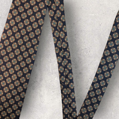 [6190] Good quality! Charles Jourdan tie, blue 