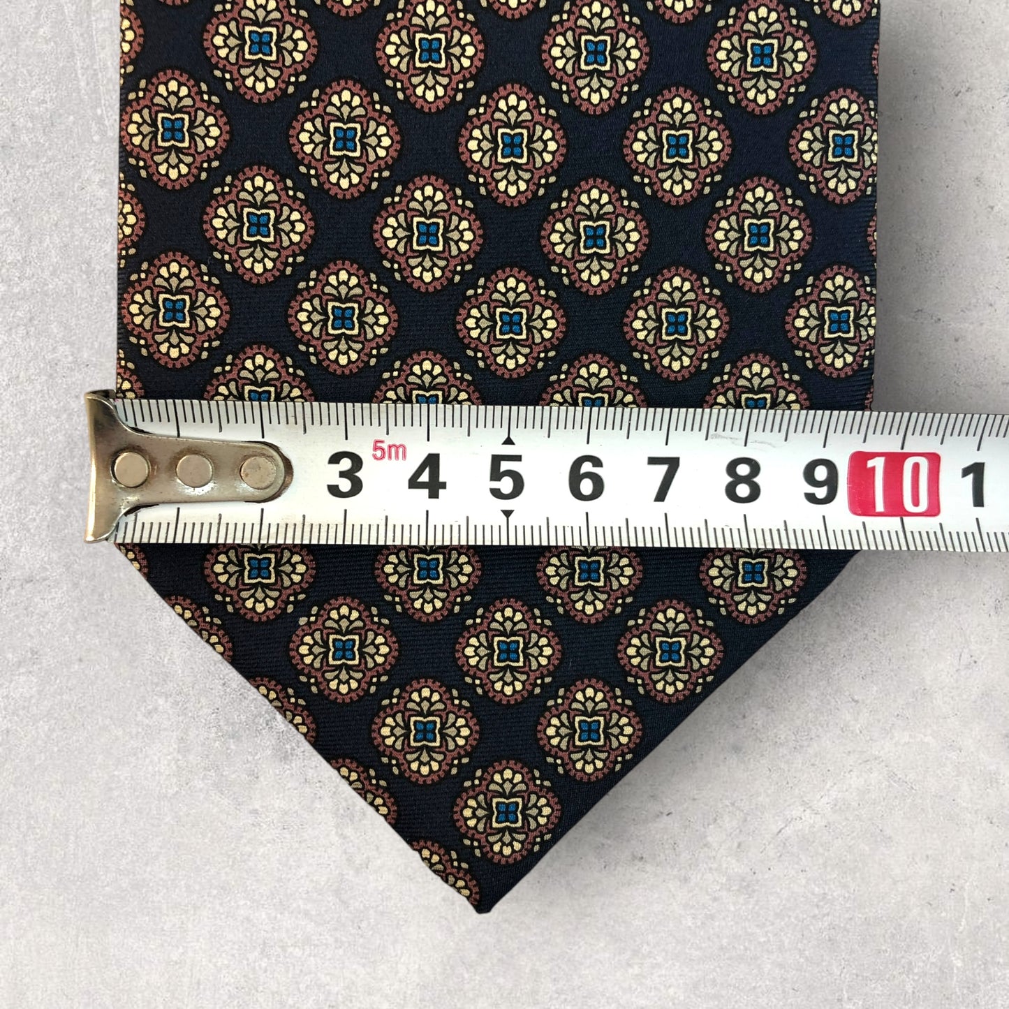 [6190] Good quality! Charles Jourdan tie, blue 