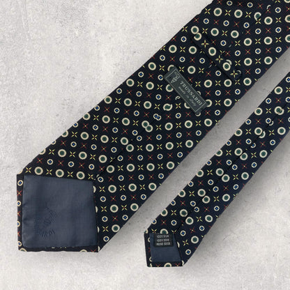 [6213] Beautiful item! Trussardi tie, blue 