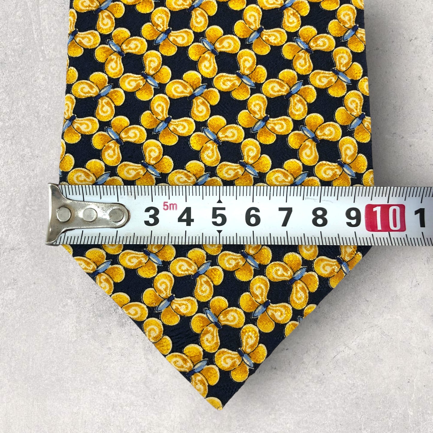 [6220] Good quality! Valentino tie, blue 