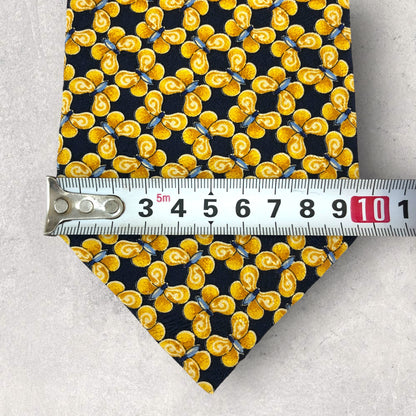 [6220] Good quality! Valentino tie, blue 