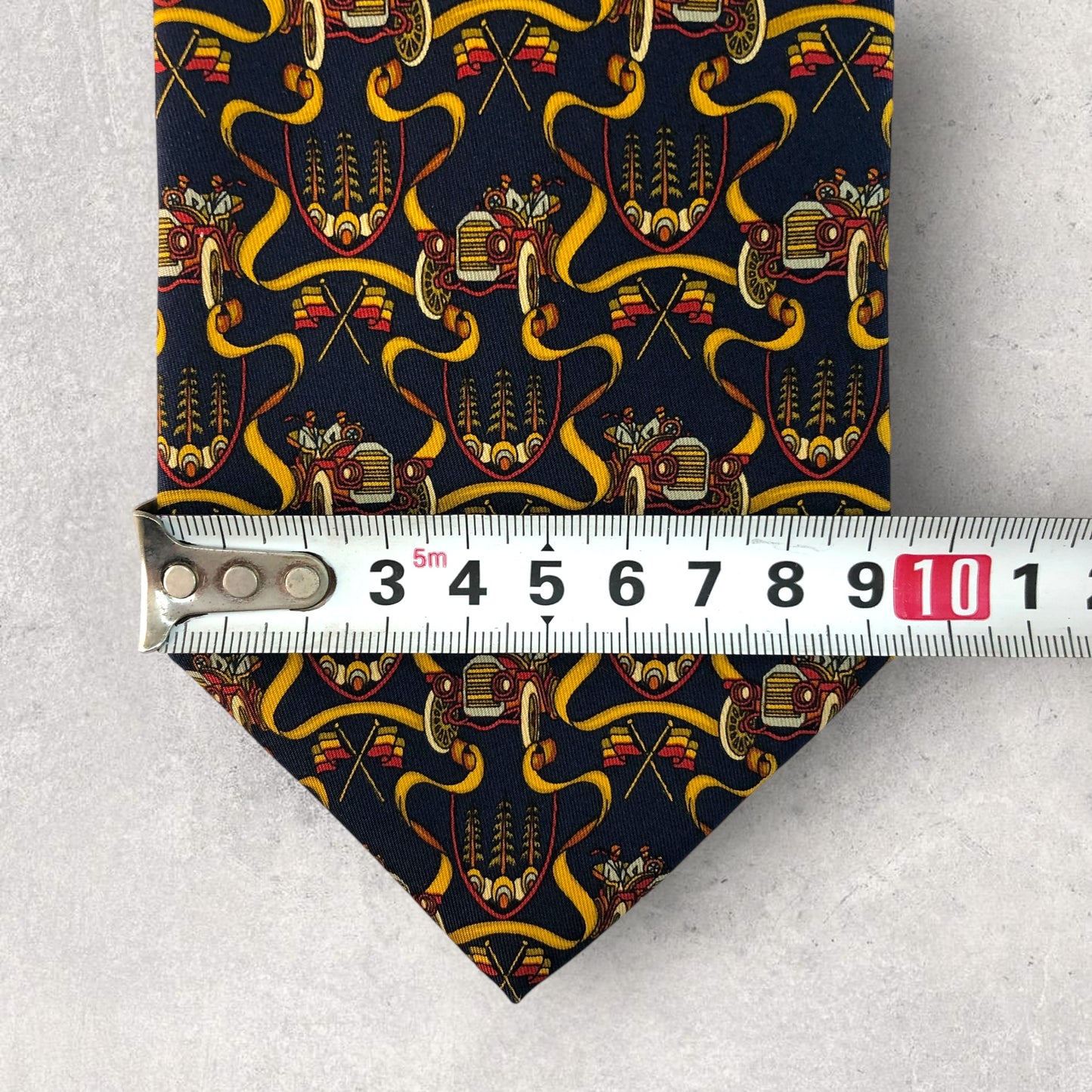 [6227] Beautiful item! Salvatore Ferragamo tie, blue 