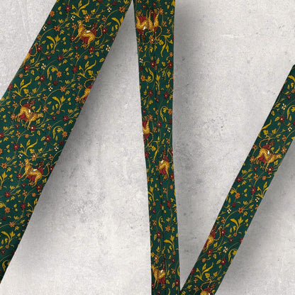 [6253] Good quality! Salvatore Ferragamo necktie in green 