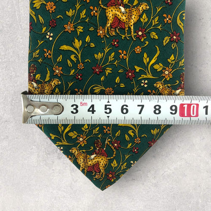 [6253] Good quality! Salvatore Ferragamo necktie in green 