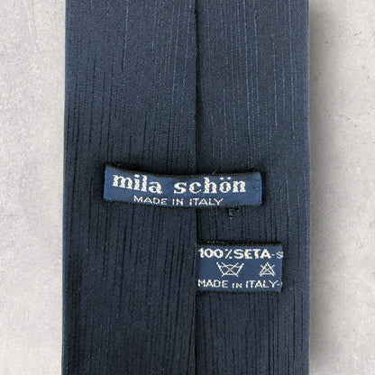 [6255] Beautiful item! Mila Schon tie, blue 