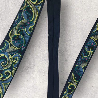 [6255] Beautiful item! Mila Schon tie, blue 