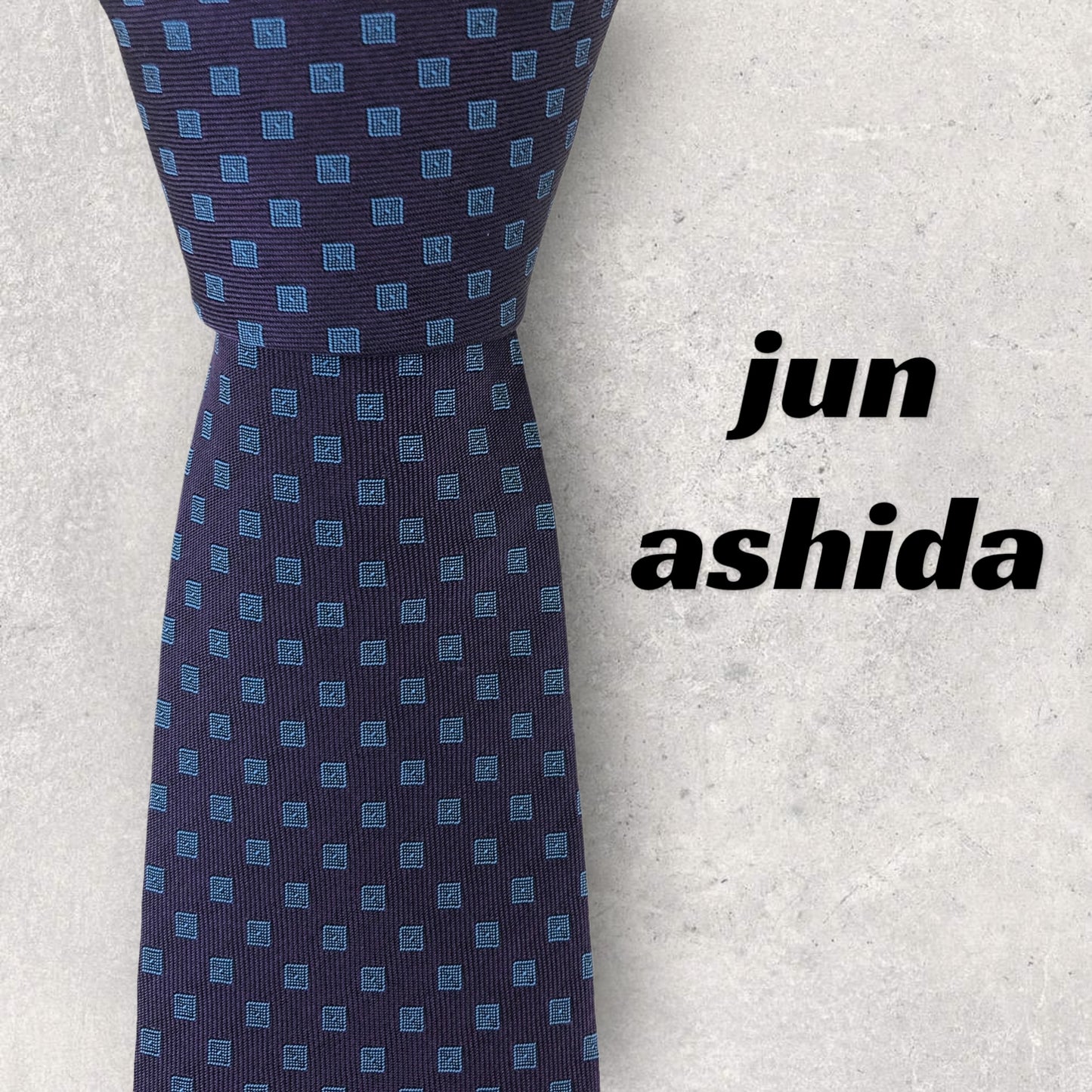 [6257] Beautiful item! Jun Ashida necktie, purple 