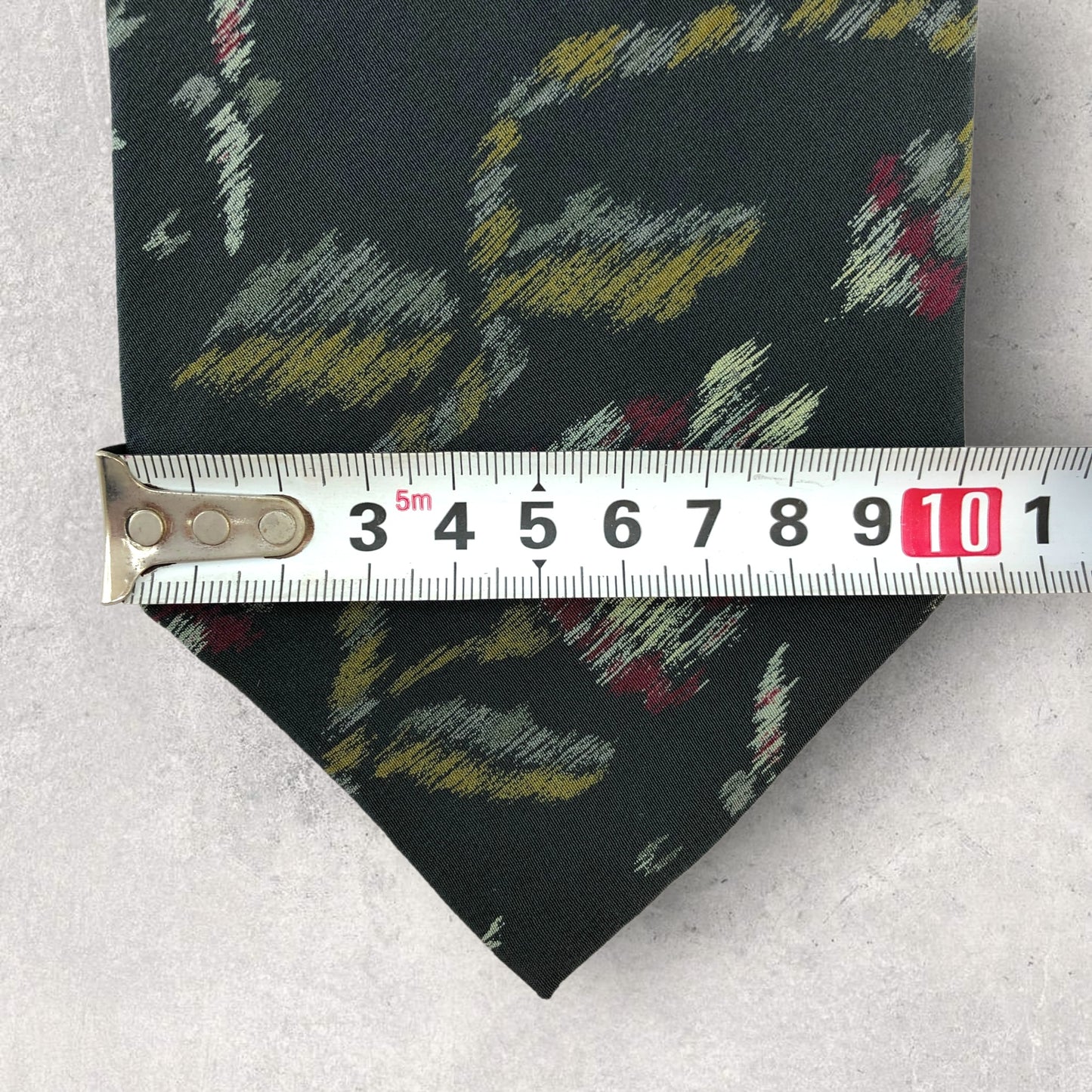 [6289] Good quality! Giorgio Armani necktie in green 