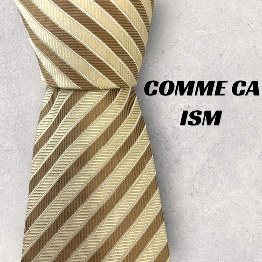 [6292] Good quality! Comme Ca Ism necktie, beige 