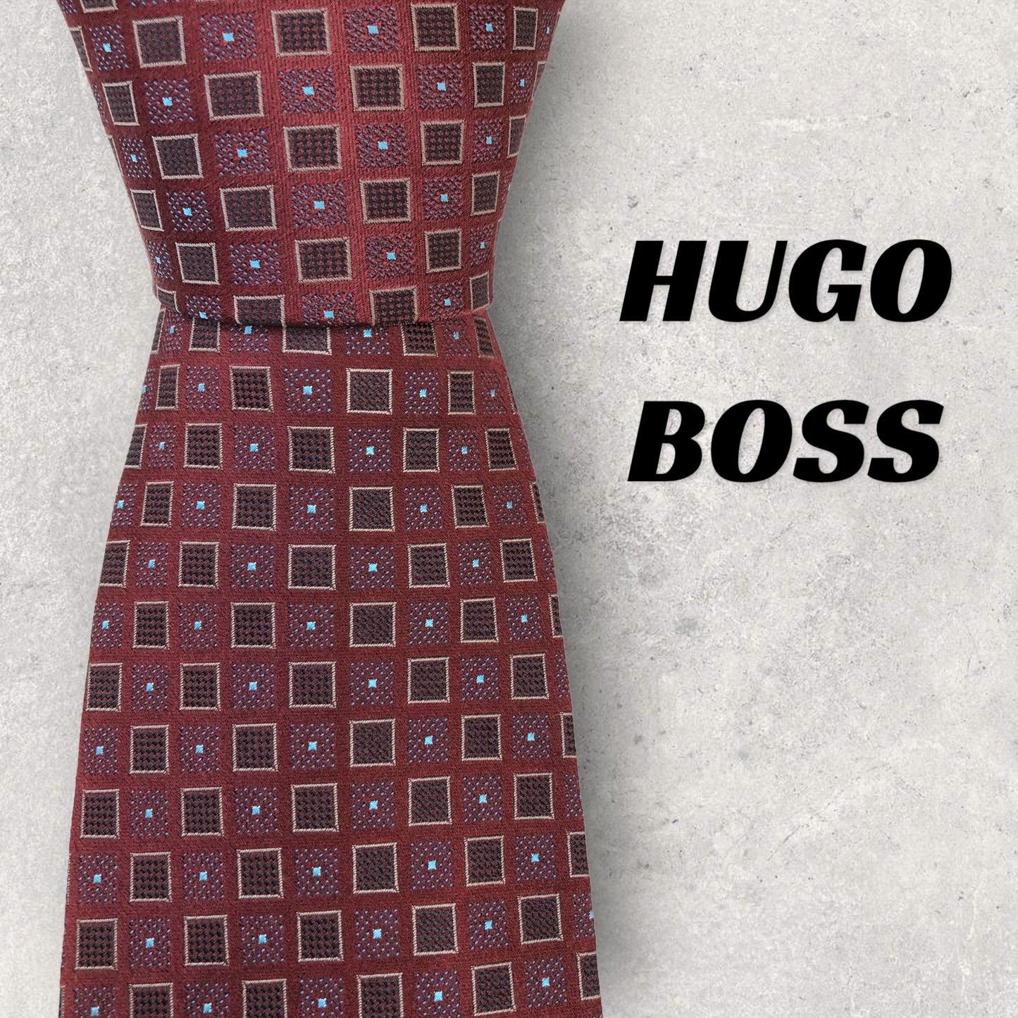 [6301] Beautiful item! Hugo Boss necktie in red 