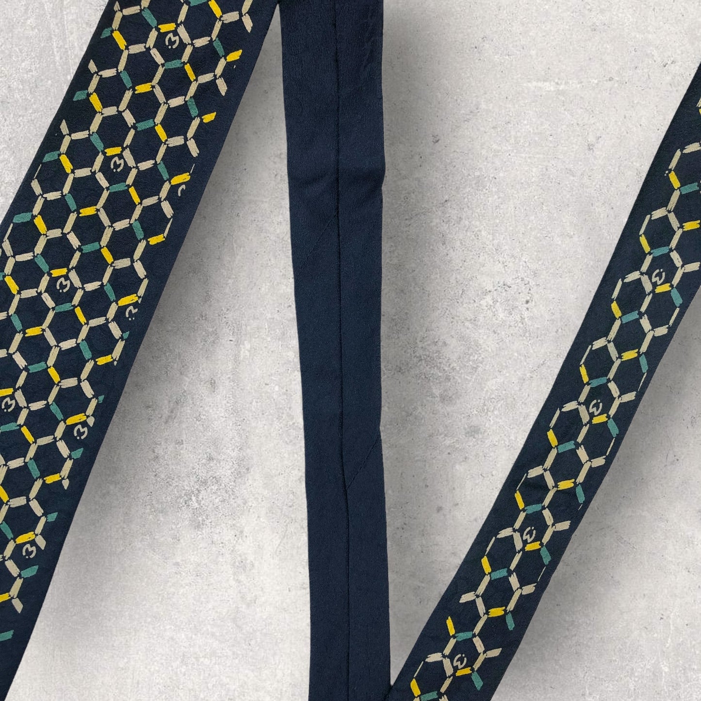 [6327] Beautiful item! Mila Schon tie, blue 