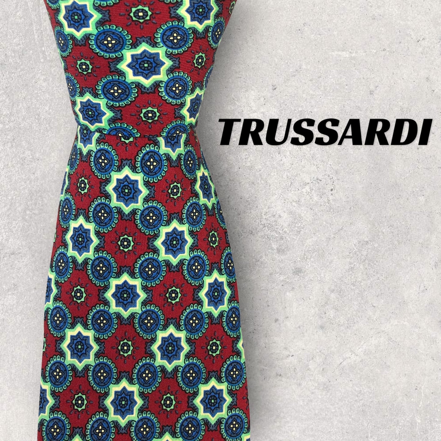 [6328] Beautiful item! Trussardi necktie in red 