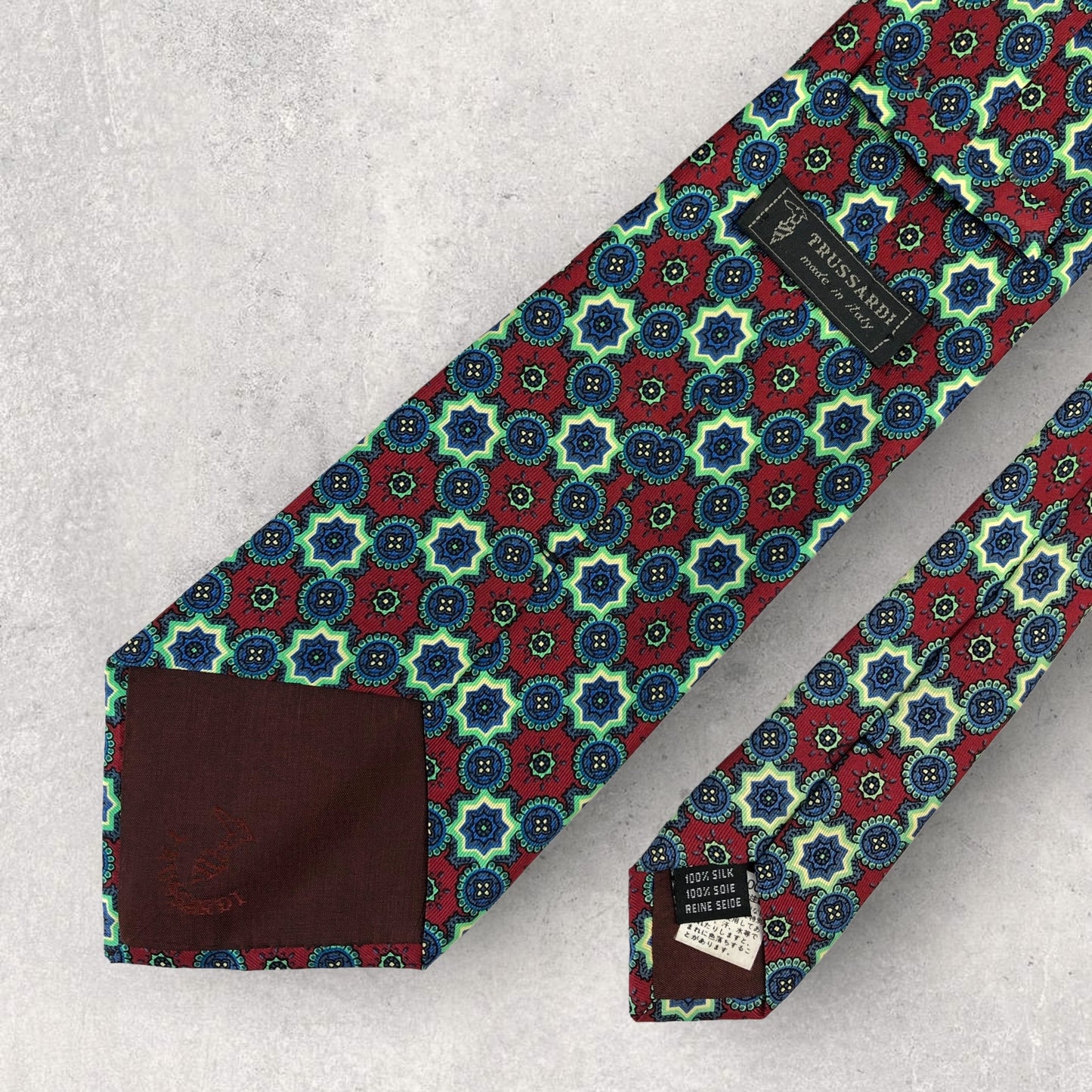 [6328] Beautiful item! Trussardi necktie in red 